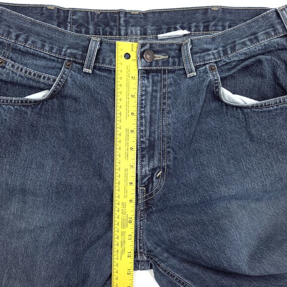 Levis 505 Jeans Mens 35x33 Regular Straight Fit Vintage Orange Tab Made In USA - Picture 5 of 9